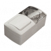 Вимикач + Розетка із заземлюючим контактом, з кришкою EL-BI EVA IP54