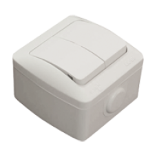 Двойной выключатель EL-BI EVA IP54